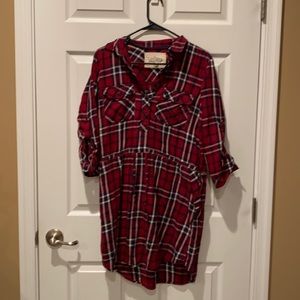 Flannel dress